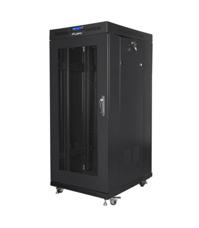Armario lanberg rack 19 pulgadas 15u 800x1000 negro