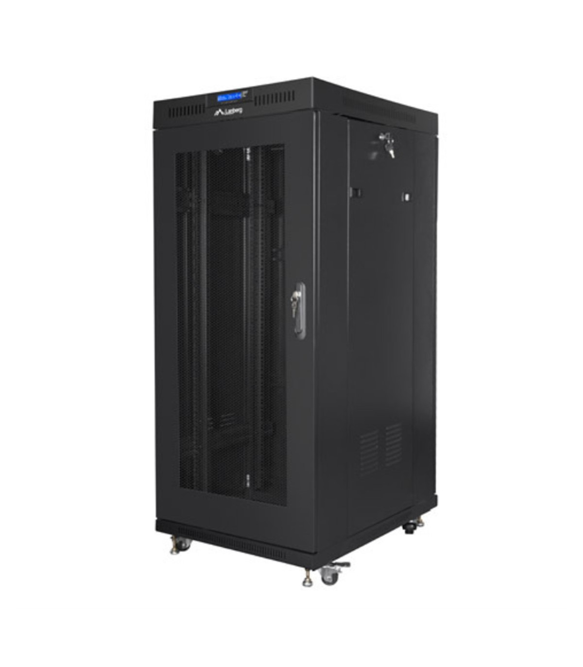 Armario lanberg rack 19 pulgadas 15u 800x1000 negro