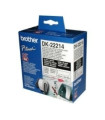 Etiquetas cinta continua brother blanca dk22214 12mm ql - 500a ql - 500bw ql - 560 ql - 570 ql - 580n ql - 1050 ql - 1060n