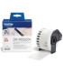 Etiquetas cinta continua brother dkn55224 papel blanca no adhesiva tarjetas identificacion