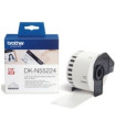 Etiquetas cinta continua brother dkn55224 papel blanca no adhesiva tarjetas identificacion