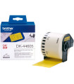 Etiquetas cinta continua brother amarilla dk44605 62mm