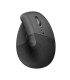 Mouse raton vertical logitech lift 6 botones 4000 dpi wireless inalambrico grafito
