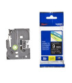 Cinta laminada brother tze325 9mm x 8m negro - blanco