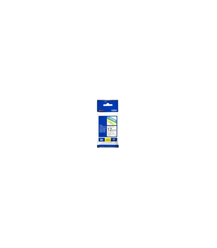 Cinta flexible brother tzefx231 12mm x 8m blanco -  negro flexibles
