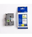 Cinta super adhesiva brother tzes231 12mm x 8m blanco - negro