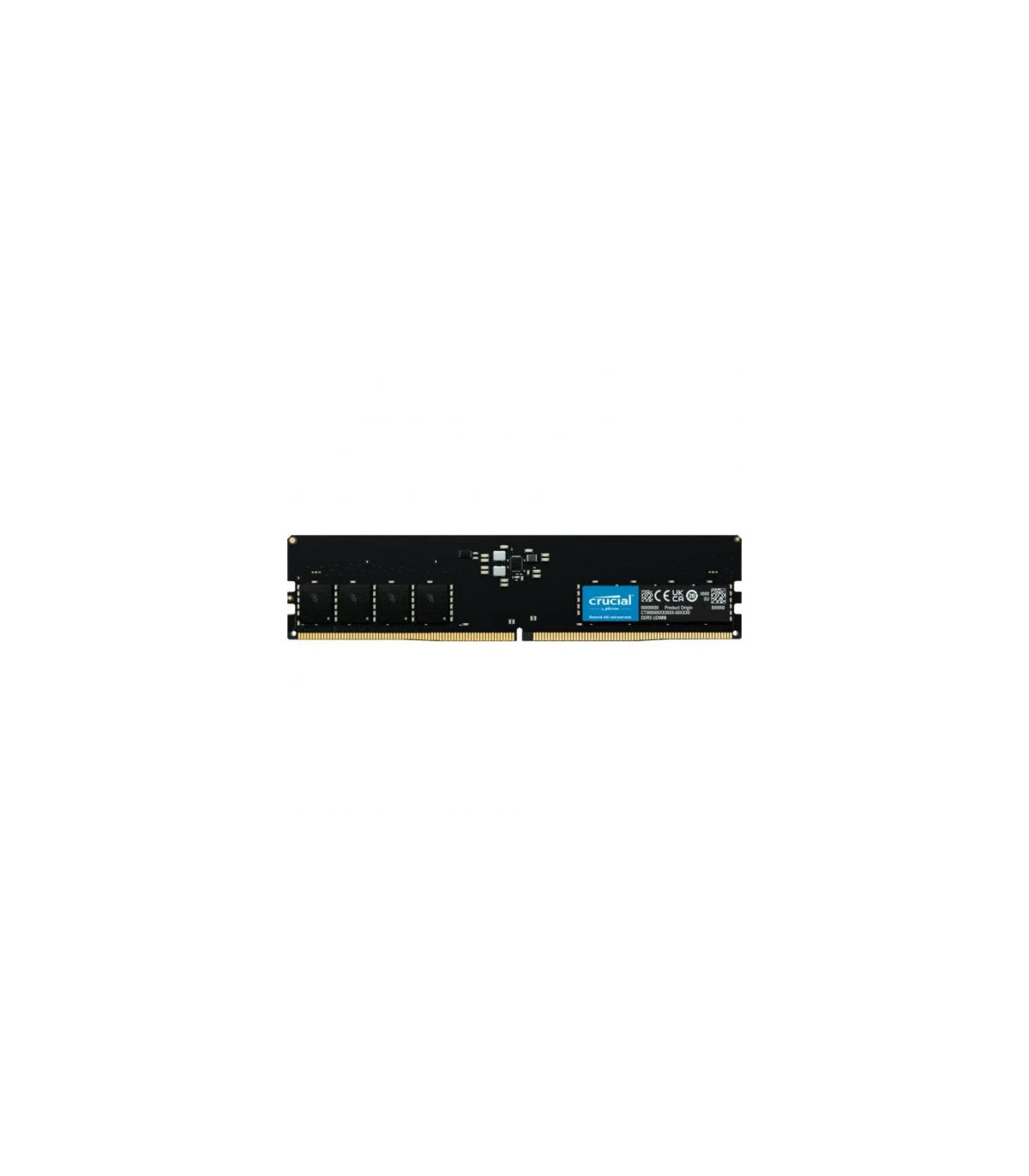 Memoria ram ddr5 16gb crucial bulk - dimm - 5600 mhz - pc5 - 44800 - cl46