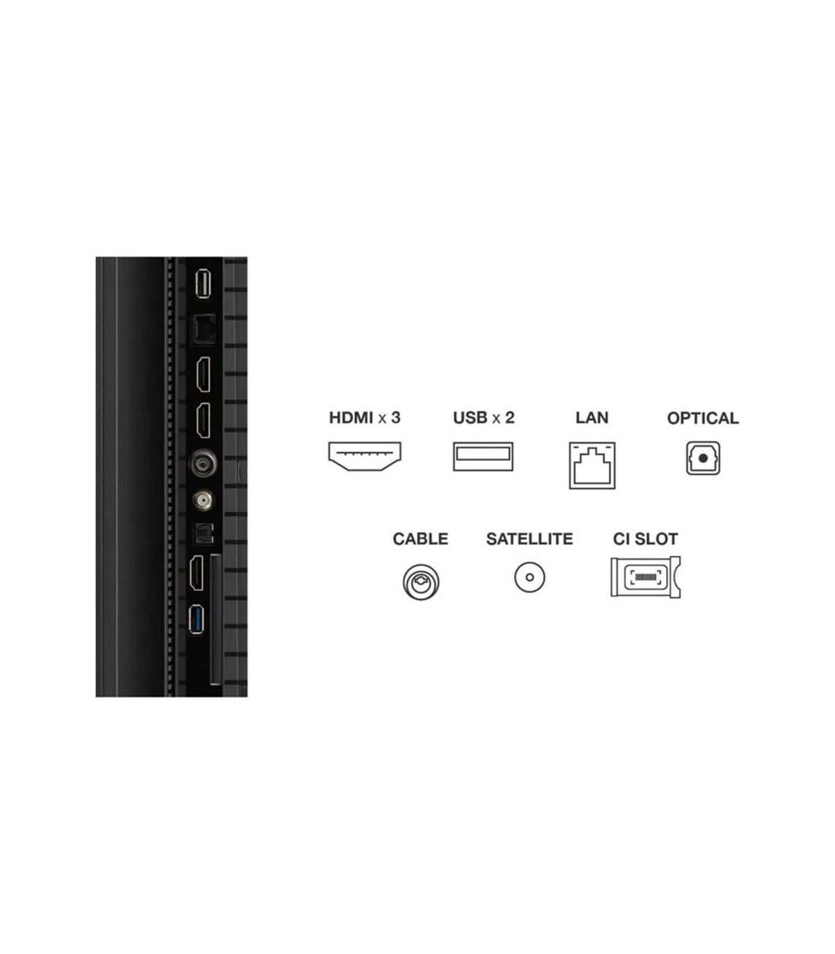 Tv tcl 75 pulgadas qled 4k uhd -  75p7k -  google tv