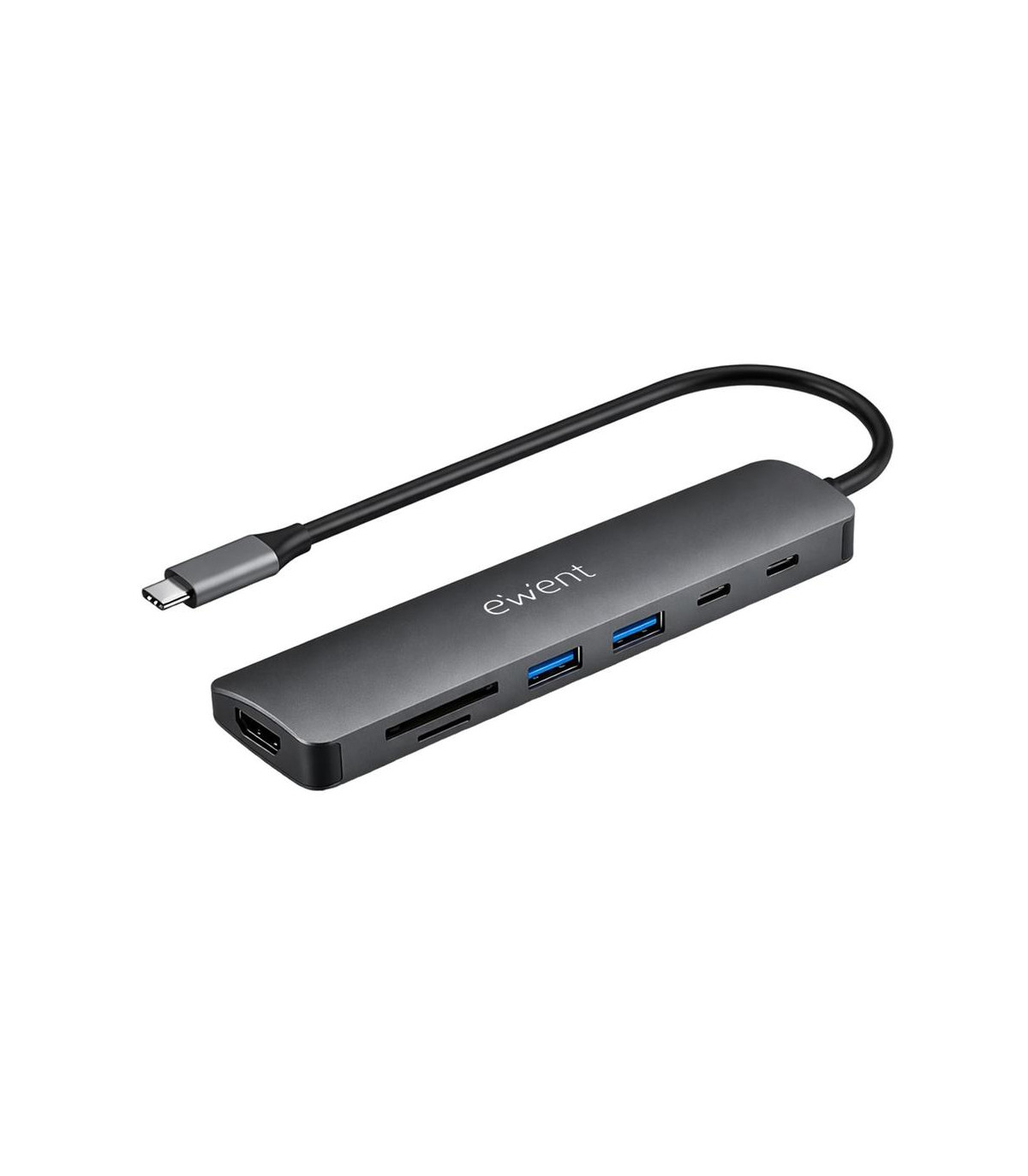 Docking station ewent ew1152 usb tipo c 7 en 1