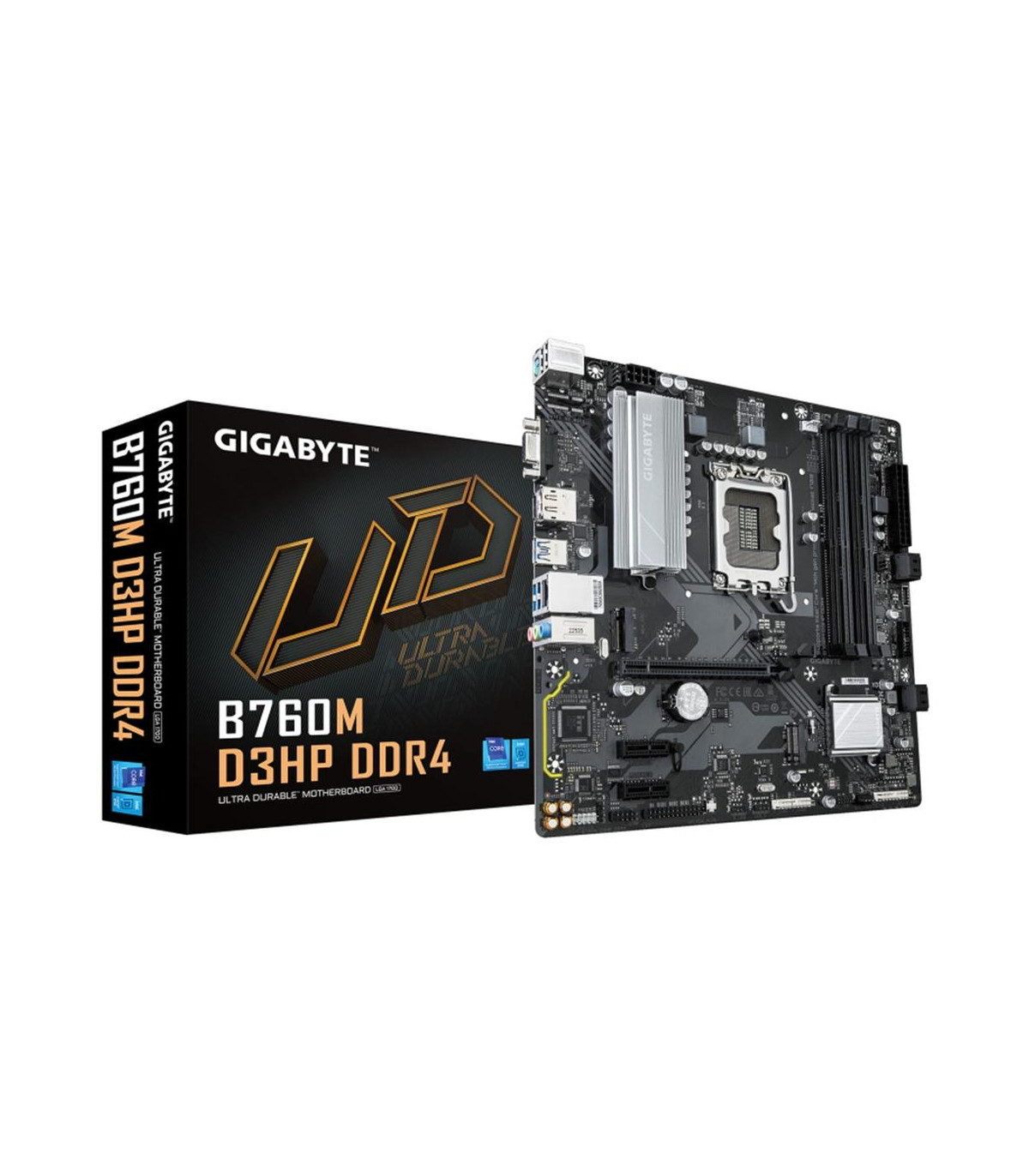 Placa base gigabyte b760m d3hp 1700 m - atx -  4x ddr4