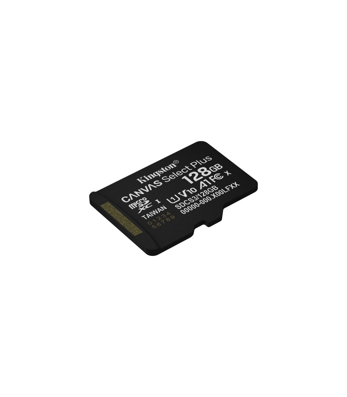 Tarjeta memoria micro secure digital sdxc 128gb kingston canvas select plus clase 10 uhs - 1 + adaptador sd