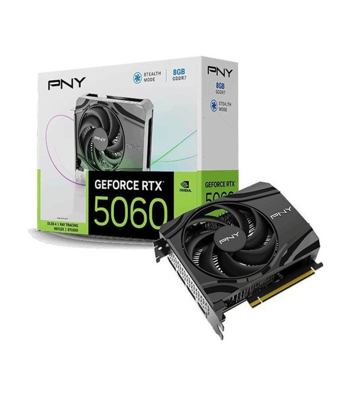 Tarjeta grafica pny geforce rtx 5060 8gb gddr7 -  3x dp -  1x hdmi pci express 5.0