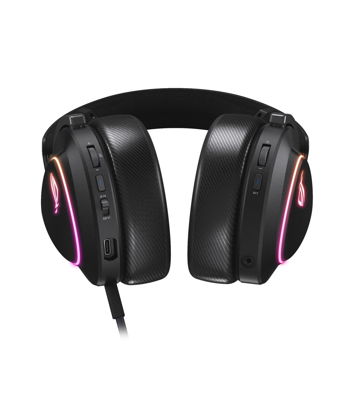 Auriculares gaming asus rog delta ii inalambrico negro