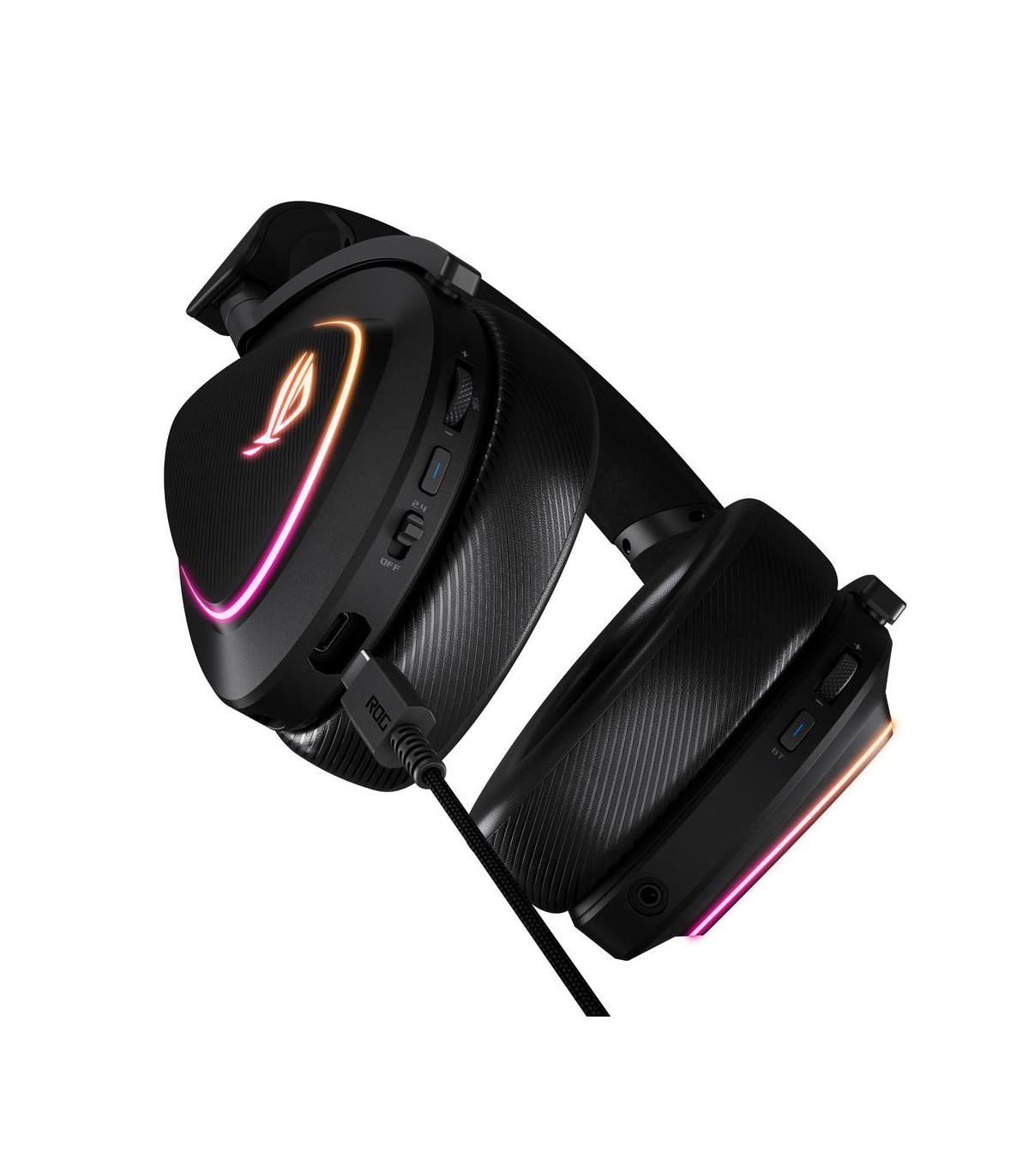 Auriculares gaming asus rog delta ii inalambrico negro