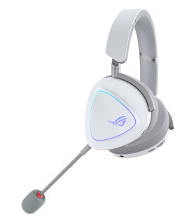 Auriculares gaming asus rog delta ii inalambrico blanco