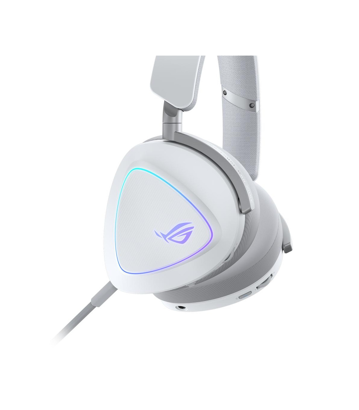 Auriculares gaming asus rog delta ii inalambrico blanco