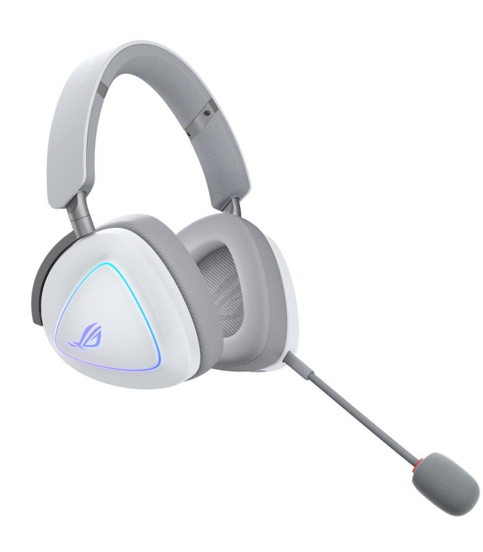 Auriculares gaming asus rog delta ii inalambrico blanco