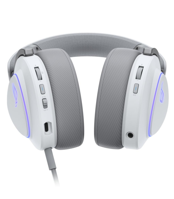 Auriculares gaming asus rog delta ii inalambrico blanco
