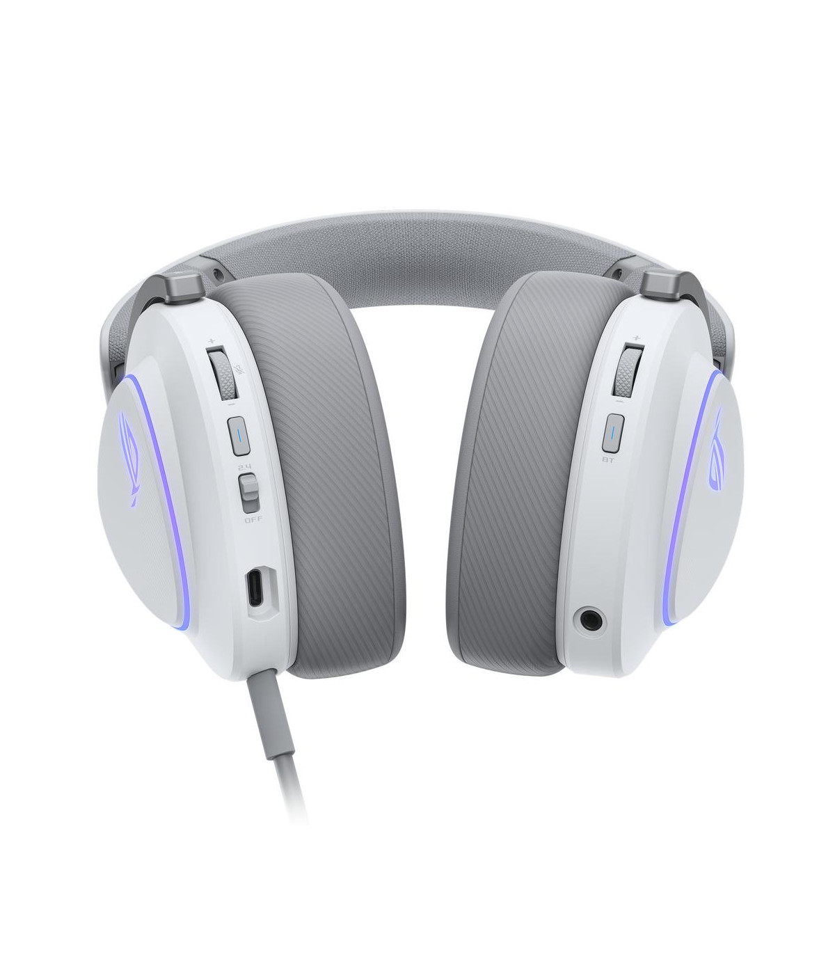 Auriculares gaming asus rog delta ii inalambrico blanco