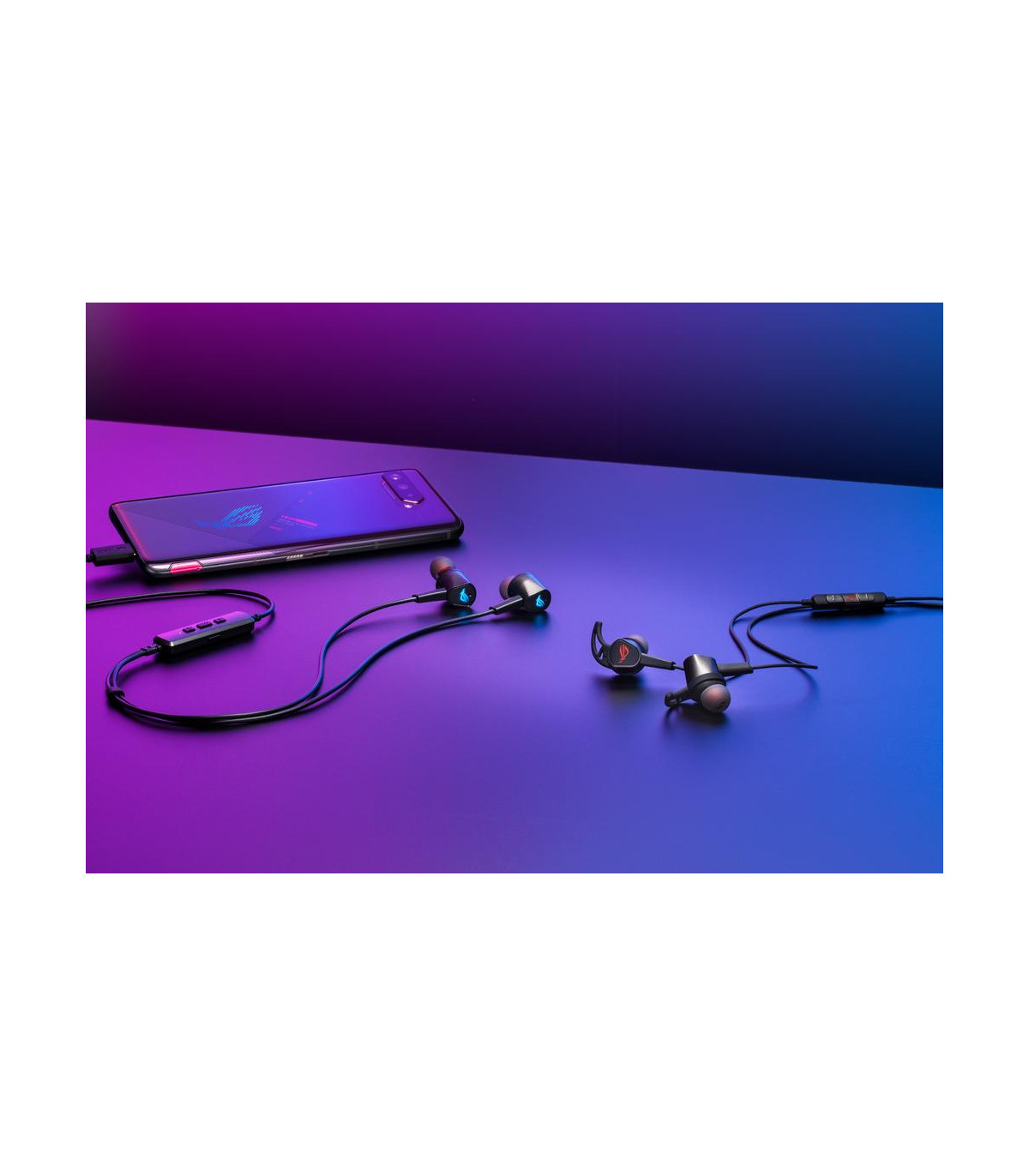 Auriculares gaming asus rog cetra core ii negro