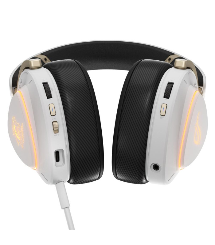 Auriculares gaming asus rog delta ii - kjp inalambrico blanco