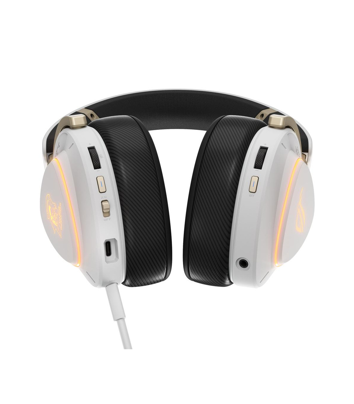 Auriculares gaming asus rog delta ii - kjp inalambrico blanco