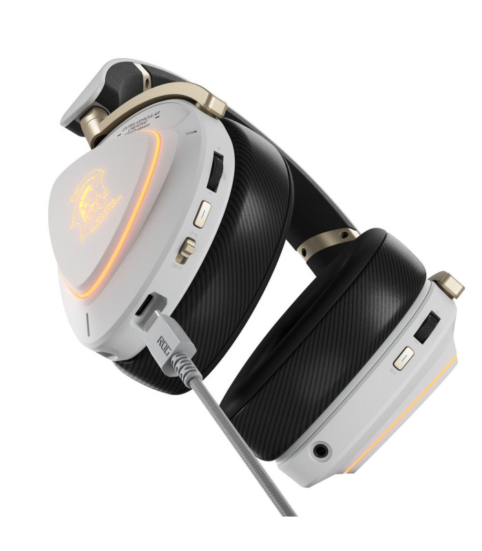 Auriculares gaming asus rog delta ii - kjp inalambrico blanco