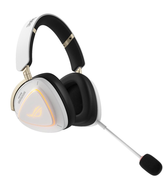 Auriculares gaming asus rog delta ii - kjp inalambrico blanco
