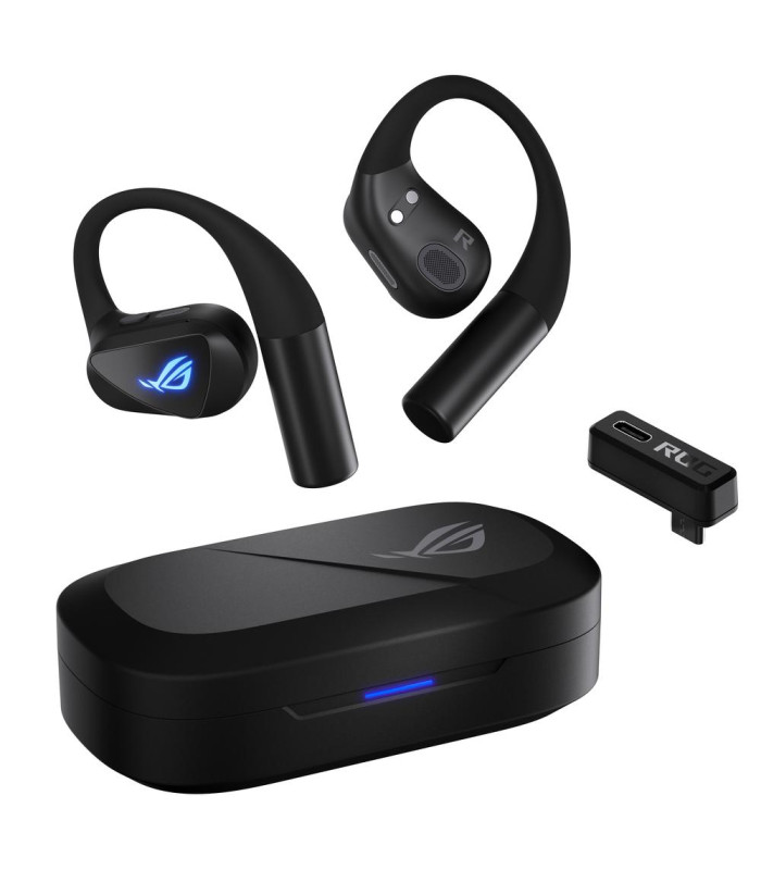 Auriculares asus rog cetra open inalambrico negro