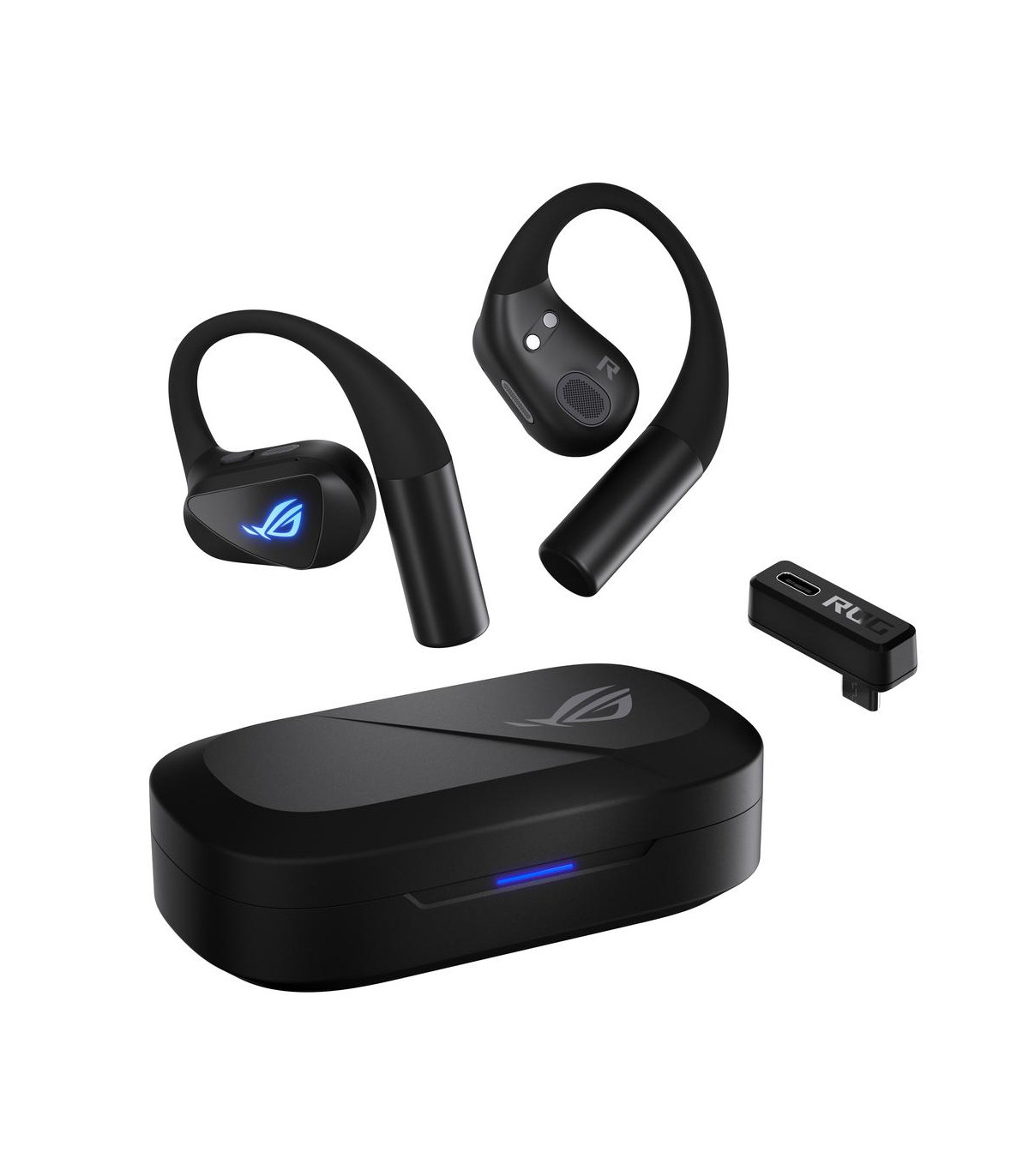 Auriculares asus rog cetra open inalambrico negro