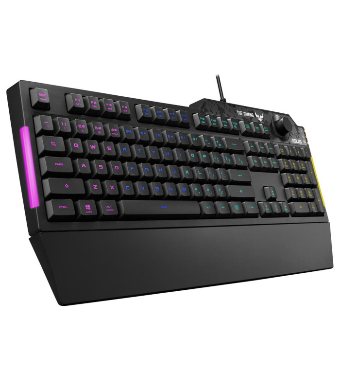 Teclado asus tuf gaming k1 rgb negro