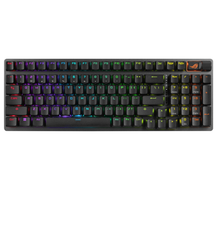 Teclado gaming asus rog strix scope ii 96 inalambrico rgb negro