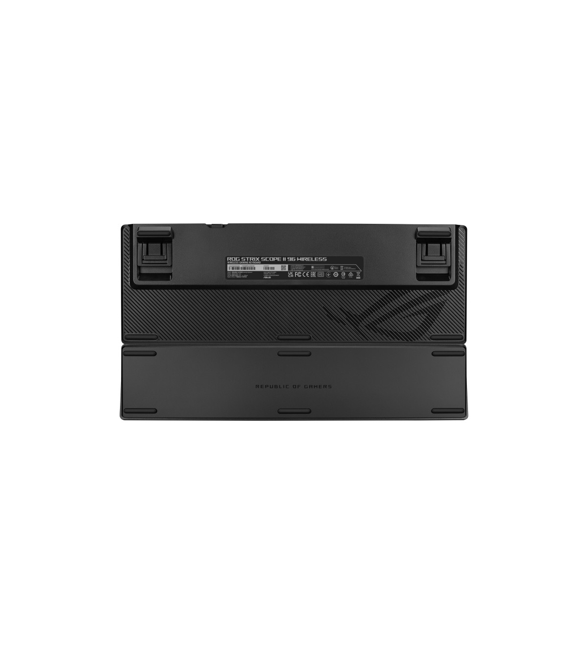 Teclado gaming asus rog strix scope ii 96 inalambrico rgb negro