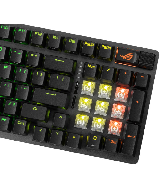 Teclado gaming asus rog strix scope ii 96 inalambrico rgb negro