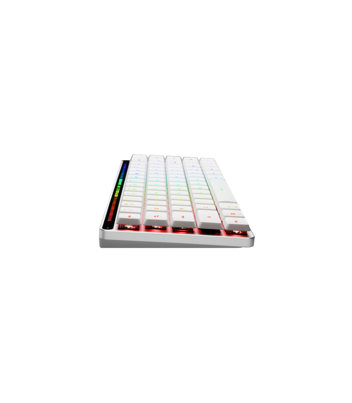 Teclado gaming asus rog falchion rx low profile inalambrico rgb blanco