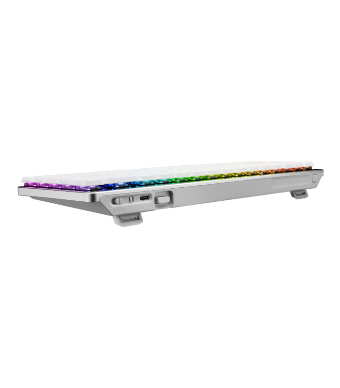 Teclado gaming asus rog falchion rx low profile inalambrico rgb blanco