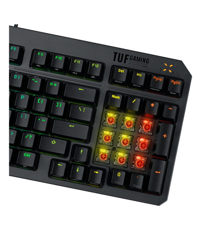 Teclado asus tuf gaming k3 gen ii rgb negro