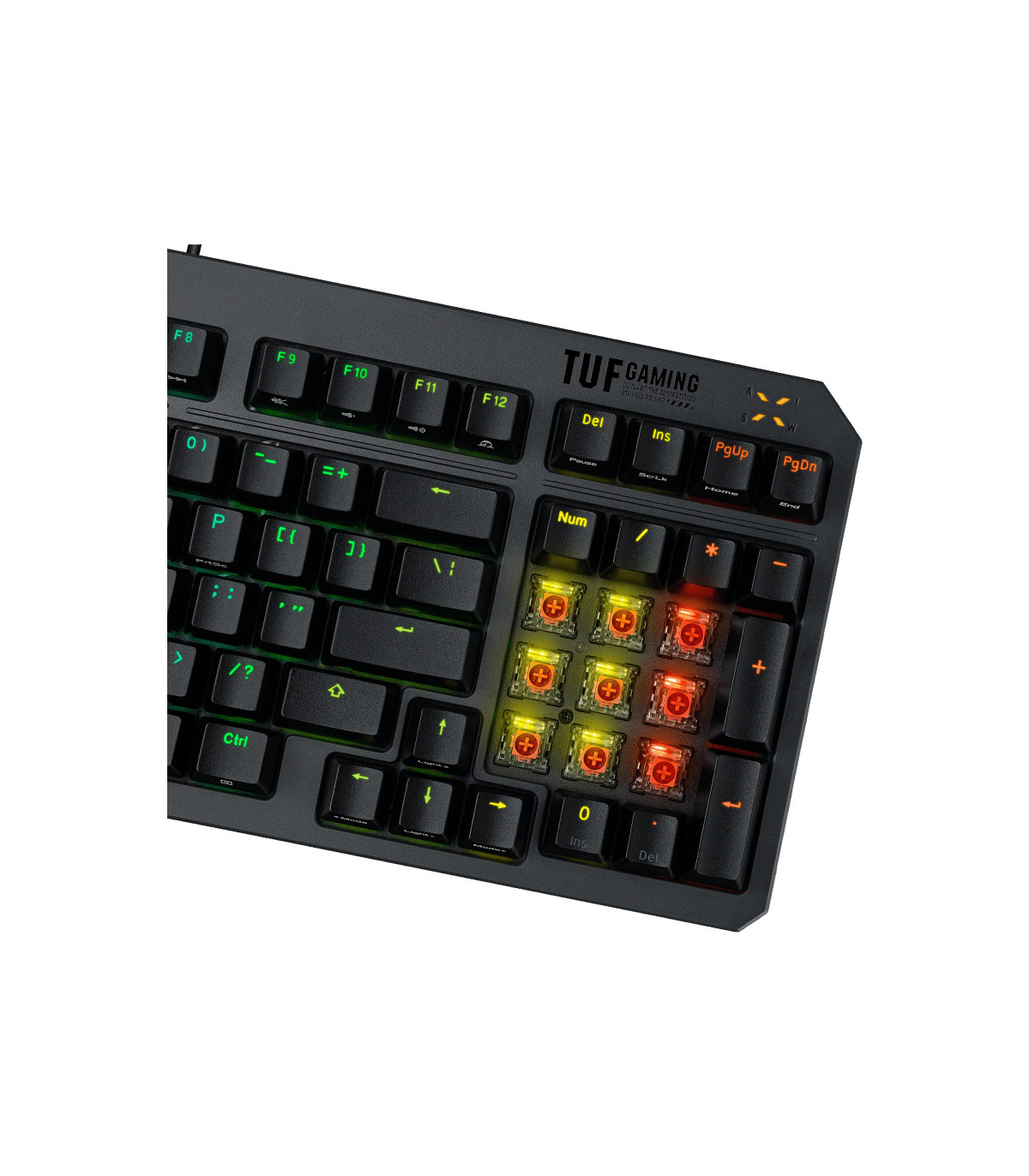 Teclado asus tuf gaming k3 gen ii rgb negro