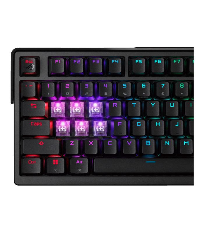 Teclado gaming asus rog azoth extreme inalambrico rgb negro ingles
