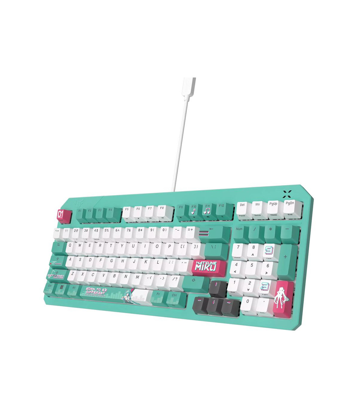 Teclado asus tuf gaming k3 gen ii hatsune miku edition rgb