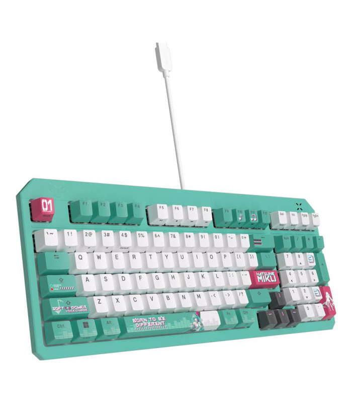 Teclado asus tuf gaming k3 gen ii hatsune miku edition rgb