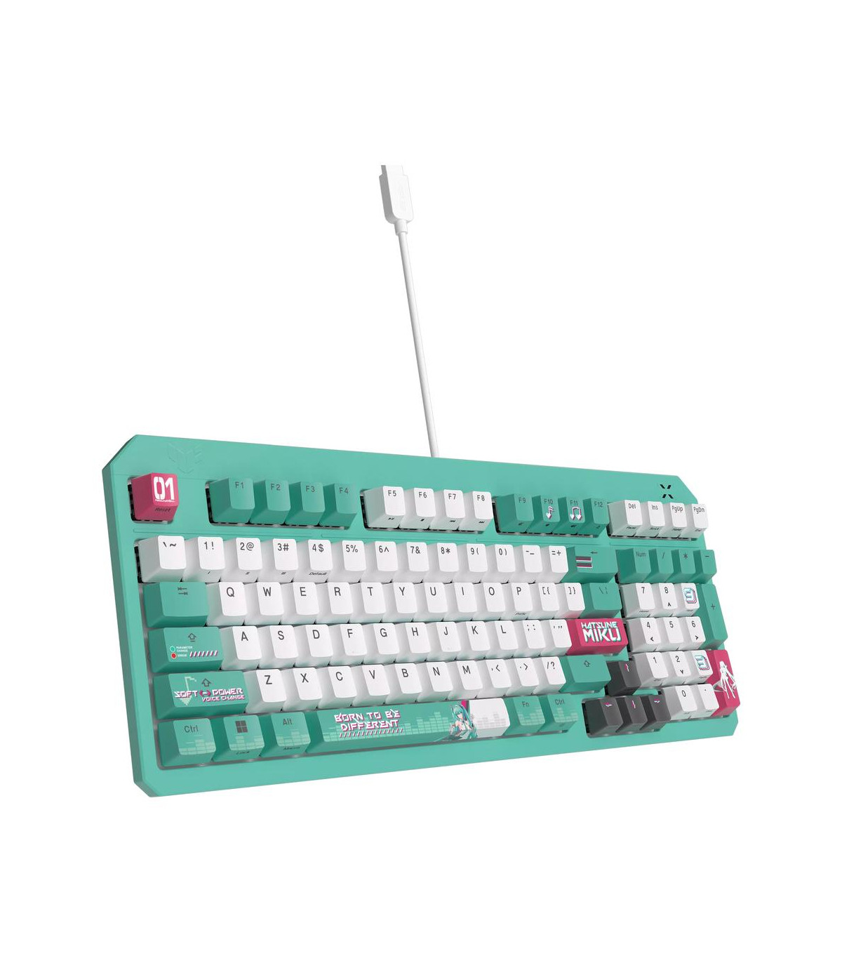 Teclado asus tuf gaming k3 gen ii hatsune miku edition rgb