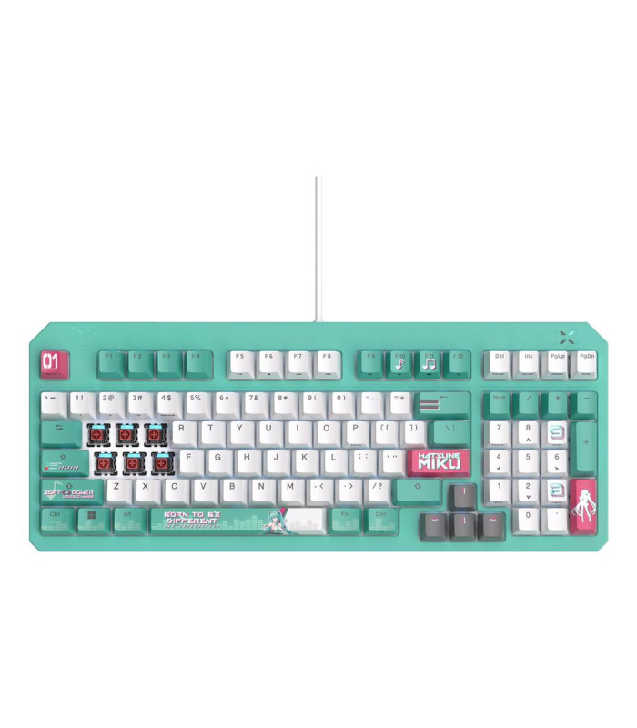 Teclado asus tuf gaming k3 gen ii hatsune miku edition rgb