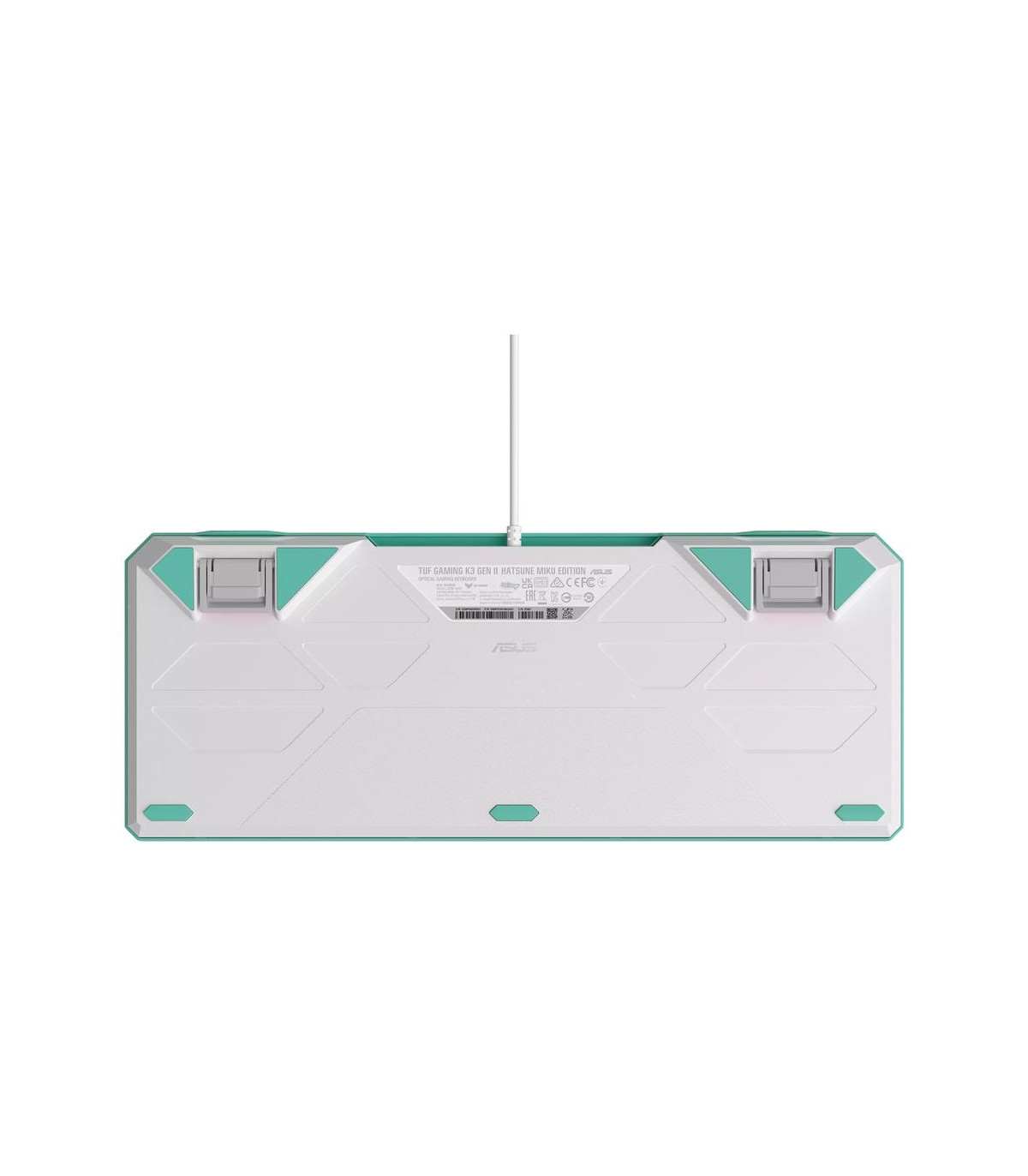 Teclado asus tuf gaming k3 gen ii hatsune miku edition rgb