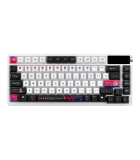 Teclado gaming asus rog azoth nx inalambrico rgb blanco ingles