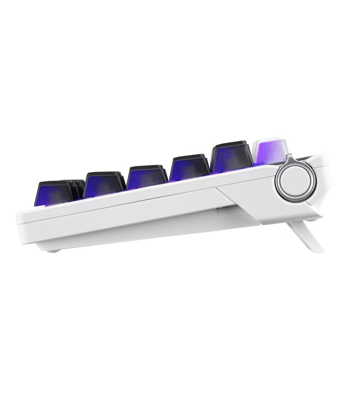Teclado gaming asus rog azoth nx inalambrico rgb blanco ingles