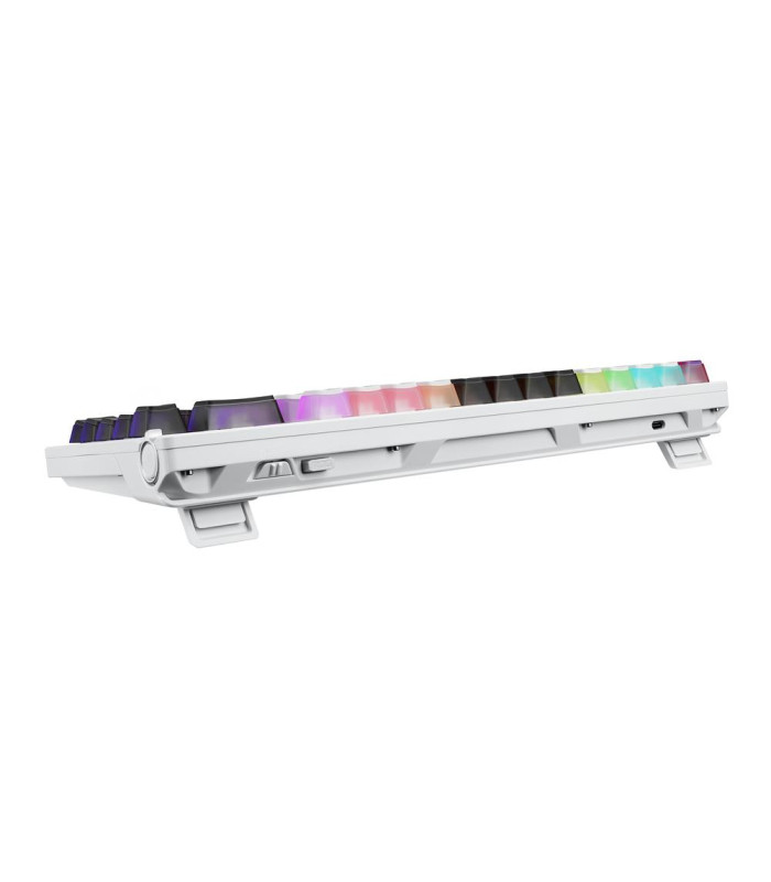 Teclado gaming asus rog azoth nx inalambrico rgb blanco ingles