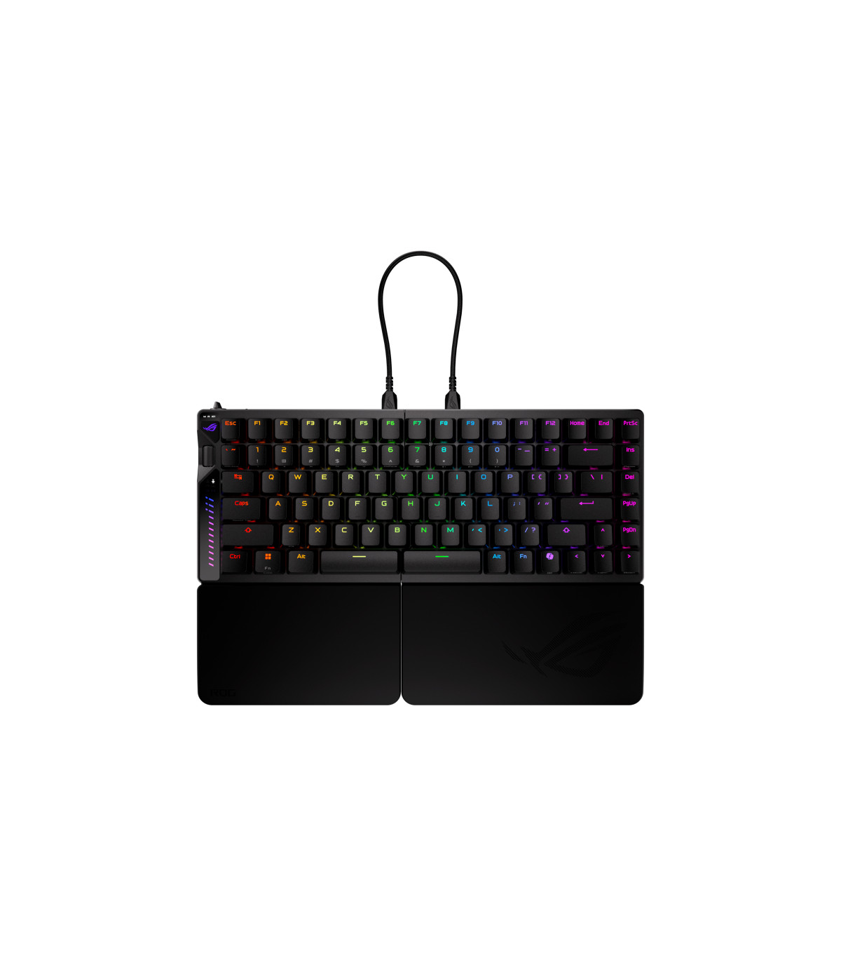 Teclado gaming asus rog falcata inalambrico rgb negro ingles