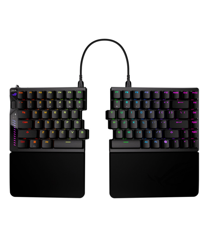 Teclado gaming asus rog falcata inalambrico rgb negro ingles