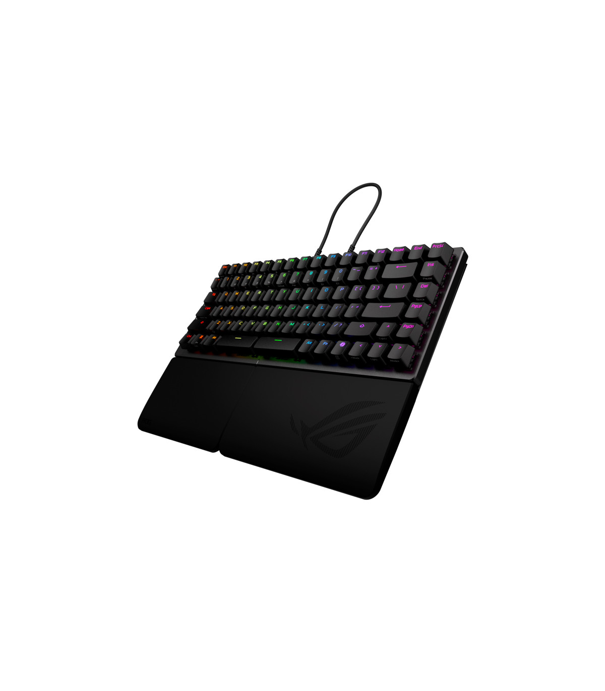 Teclado gaming asus rog falcata inalambrico rgb negro ingles